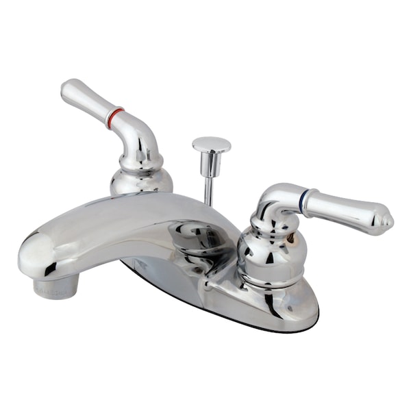 Kingston Brass 4" Centerset Bathroom Faucet, Polished Chrome KB621 - main